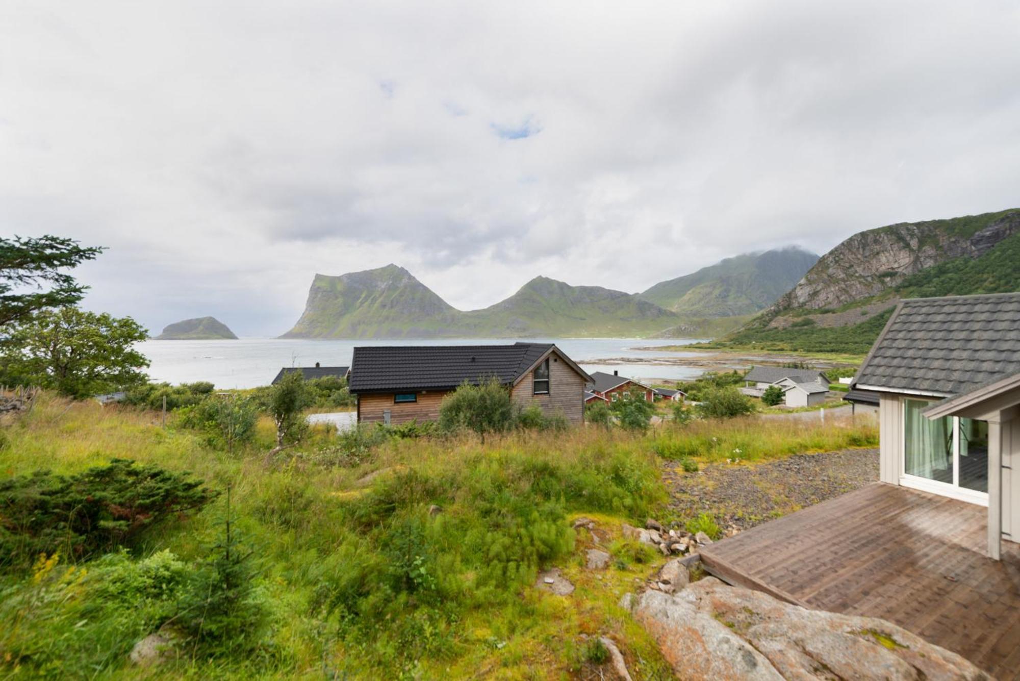Haukland Beach Panorama Offersoya Exterior foto